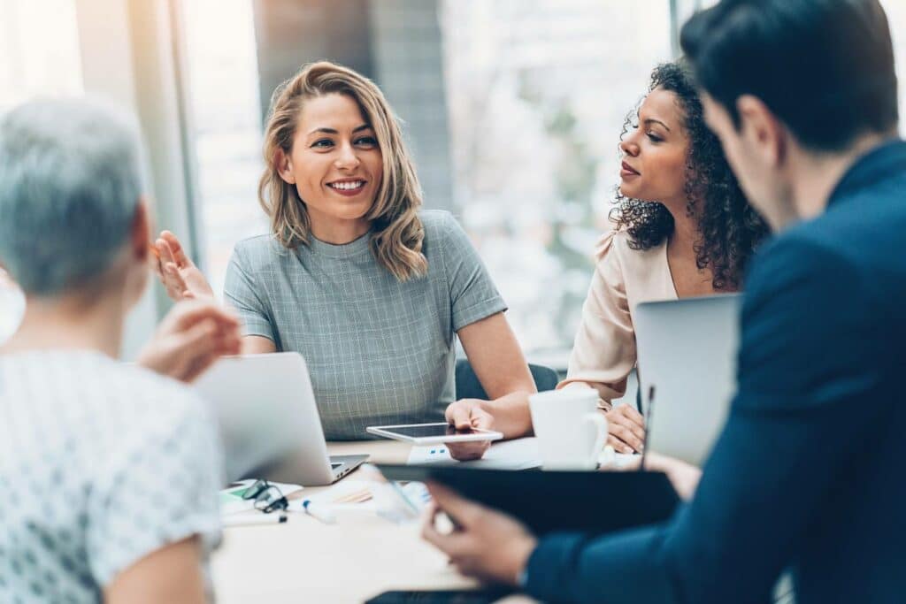 Entretien de recrutement de collaborateurs